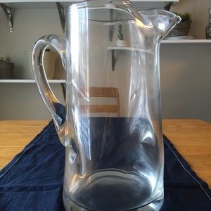 Libby 80oz Impression Glass Pitcher